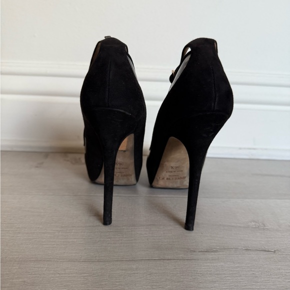 Black heels suede and pvc jimmy choo - Picture 3 of 10